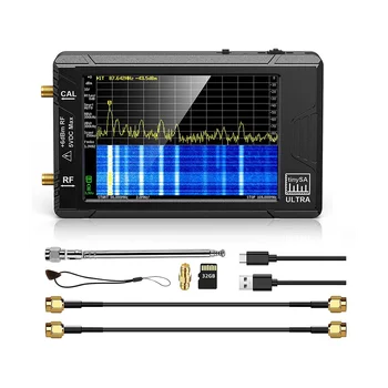 Ultra Analisador de Espectro, SeeSii 4.0 Polegadas de 100KHz Para 5,3 GHz Pequena Freqüência de 2-Em-1 Gerador de Sinais de 100KHz A 800MHz