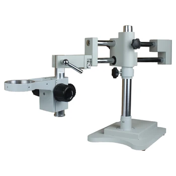 Duplo Boom de Laboratório Industrial de Zoom Estéreo Microscópio Stand Suporte, Braço de 76mm para Trinocular Microscópio Binocular Microscópio