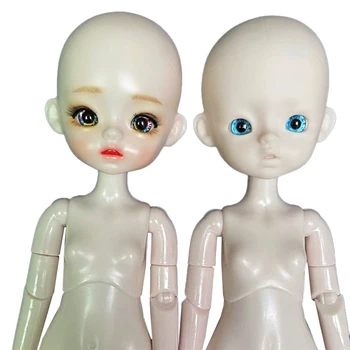 2 Estilos de Corpo DIY 30cm Boneca Cabeça a Prática de Maquiagem de 1/6 Bjd Boneca Crianças Meninas de Boneca de Brinquedo de Presente de Aniversário