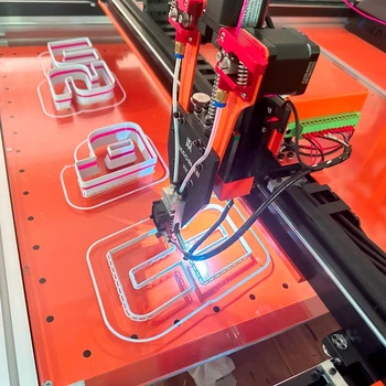 Alta Qualidade Auto Nivelamento 3D de Letra de Impressora para a Publicidade Assinar Carta 3d Logotipo da Impressora para o DIODO emissor de Letra de Sinais