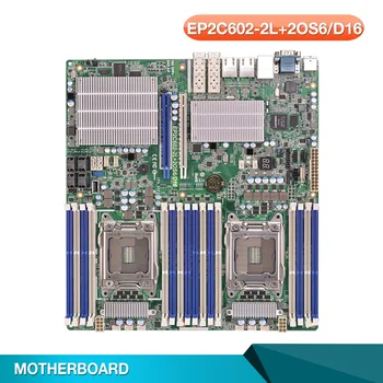 Placa-Mãe do servidor Para EP2C602-2L+2OS6/D16 Para a ASROCK LGA2011 C602 Apoio E5-1600 2600 V2 4600