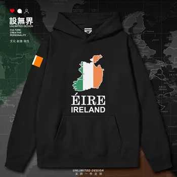 Nacional da irlanda Mapa de mens hoodies camisetas roupas de moletom com capuz manga longa casual treino de homens outono inverno de roupas