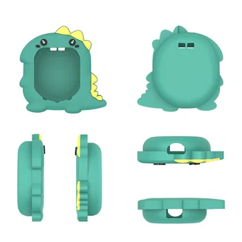 De Silicone Protetora para Tamagotchi Uni(2023) animal de Estimação Console de jogos de desenhos animados verde de Protecção de Caso