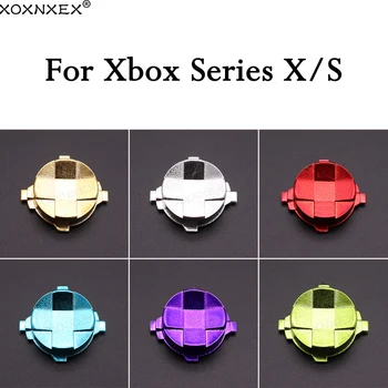Plástico Cromado Botões, D-pad Dpad Teclado Para Xbox Série X S do Controlador Cruz Botão de Direção