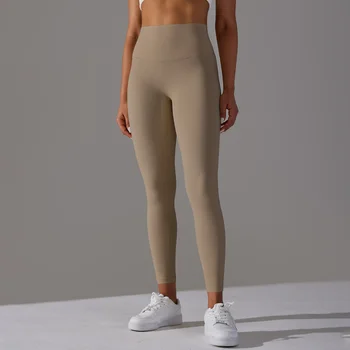 As mulheres do Yoga Leggings Mulheres de Roupas de Fitness de Calças de Yoga Desportivo de Cintura Alta sem costura, Leggings Amassar Bum Sexy meia-Calça Esporte