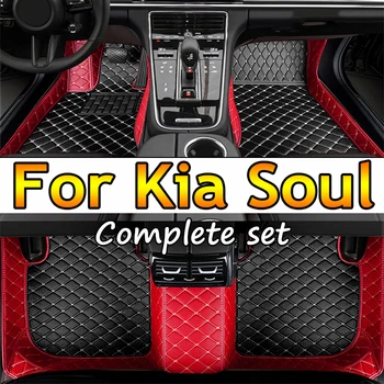 Carro Tapetes Para Kia Soul 2010 2011 2012 2013 2014 2015 2016 2017 Personalizado Auto Almofadas Do Pé Tapete Cobrir Acessórios De Decoração