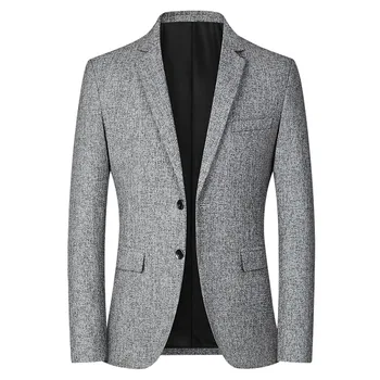 Primavera Nova Blazer de Mens Jaqueta de Moda masculina Casual Slim Coats Bonito Masculino Negócios Jaquetas, Ternos dos Homens Blazers, Tops