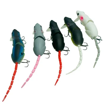Mouse Isca Artificial De Plástico Mouse Pesca Isca De Ratos Pique Bionic Mouse Isca De Pesca Acessórios Universal Rat Quebra De Luya Isca