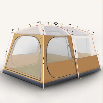 Fábrica personalizados grande tenda com dois quartos, família barraca, tenda de acampamento ao ar livre