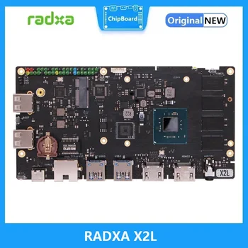 RADXA X2L Demônio Conselho Celeron J4125 Quad-Core Development Board oferece Suporte para Windows Linux 10