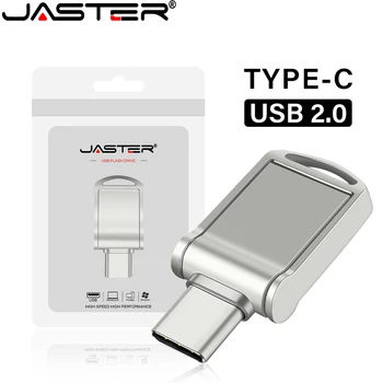 Stick USB 2-em-1 USB OTG C 32GB 64GB de 128GB Stick Usb Flash Drive USB-C Vs USB 2.0 Flash Drive USB de Tipo C para o Portátil/Guia