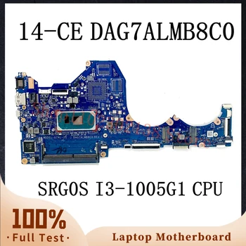 DAG7ALMB8C0 Com SRG0S I3-1005G1 CPU de Alta Qualidade da placa-mãe Para o HP Pavilion 14-CE TPN-Q207 Laptop placa Mãe 100% Testada OK