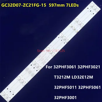 A Retroiluminação LED strip 7lamp Para Ph ilips 32