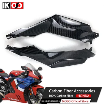 Para a Honda CBR1000RR-R Fibra de Carbono Painéis Laterais de 100% a Seco 3K de Fibra de Carbono Moto Peças e Acessórios 2021 2022 2023