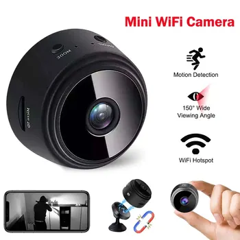 A9 Mini wi-Fi Câmera Interior de Bateria sem Fio do CCTV Monitor 1/2 pcs de Segurança de Protecção de Casa Inteligente de Vigilância de Vídeo Visão Noturna