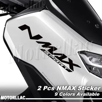 Moto Scooter Adesivos NMAX Frente Faixa Carenagem Decalques Impermeável Acessórios Para YAMAHA NMAX 155 V2 ABS Nmax 160 150 125
