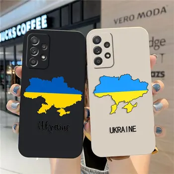 Nova Ucrânia Padrão de Bandeira Case Para Samsung A91 A72 A73 A71 A53 A51 A52 A42 A33 A32 A23 A22 A12 A22S A02S AO3S 4G 5G Cor de Caso
