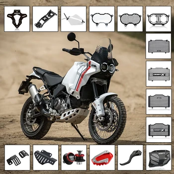 Para A Ducati Deserto X 2022 2023 Moto Dianteiro Traseiro Sensor De Guarda Do Lado De Spoiler Deflector De Vento Carenagem Tampa Do Lado Do Stand Ampliador