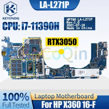 HPT60 LA-L271P Para HP X360 16-F Notebook placa-mãe i7-11390H RTX3050 GN20-P0-A1 M83495-601 Laptop de placa-Mãe Completo Testado