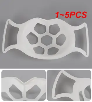 1~5PCS Máscara Suporte 3D Máscara de Silicone Suporte de Adultos Máscara facial Suporte Interior do Quadro de Apoio Boca Caps Acessórios Mascarilla