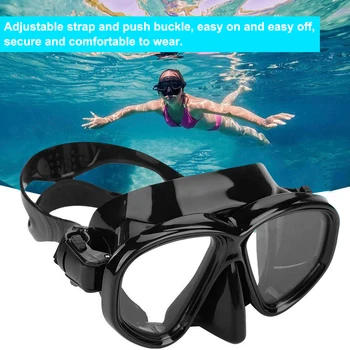 Profissional de Silicone Engrenagem de Mergulho Máscara de Equipamento de Snorkel Adultos Anti-Nevoeiro UV, Impermeável Mergulho/Mergulho Óculos Homens Mulheres