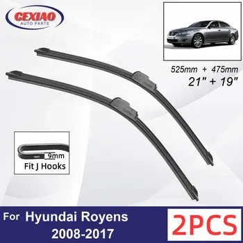 Limpador de carro Para Hyundai Royens 2008-2017 Frente Lâminas do Limpador de Borracha Macia limpa pára-Brisas Automático do pára-brisa 21