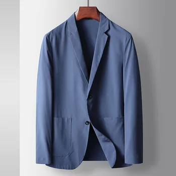 6153-Casual terno de Homens casual distribuído distribuído de floração e de malha elástica pequena wi -uniforme de jaqueta
