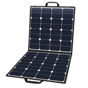 2023 ESG Novas Tendências de Energia Solar Carregador de 40w 60w 80w 100W 2 dobrável com suporte Dobrável Portátil Painel de Sacos de