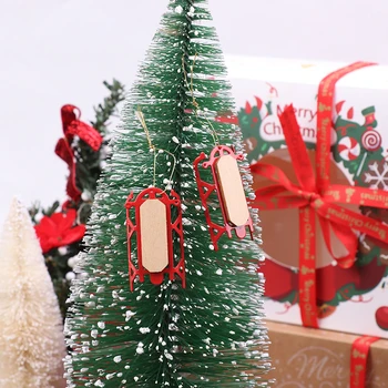 1Pc 1:12 Casa de bonecas em Miniatura Trenó Modelo de Esqui Conselho de Enfeite de Natal Pingente de Árvore de Natal Paisagem Decoração