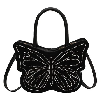 Forma de borboleta Mulheres, Bolsas de Alta Qualidade Pu de Couro de Luxo Designer Sacolas Para as Mulheres 2023 Marcas de Embreagem Bolsa
