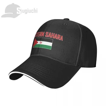 A Bandeira do SAHARA OCIDENTAL Com a Letra Boné de Beisebol Homens Mulheres Verão Unisex Hip Hop Tampões de Algodão Snapback Chapéu de Golfe Pesca Caps