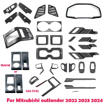 LHD Para Mitsubishi outlander 2022 2023 2024 Acessórios de decoração engrenagem panle banco da Frente de Água, Suporte de Copo Decoração Tampa do Painel