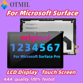 Com defeito, Como indicado na imagem Para Microsoft Surface Pro 3 4 5 6 7 Tela LCD Touch screen Digitalizador Assembly 1807 1796