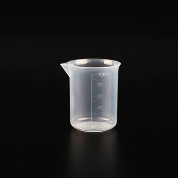 1/2/10 Pcs Atacado 100ml Mini Claro Plástico Copo de Medição Jarro de Proveta Ferramenta para a Cozinha/Laboratório Universal